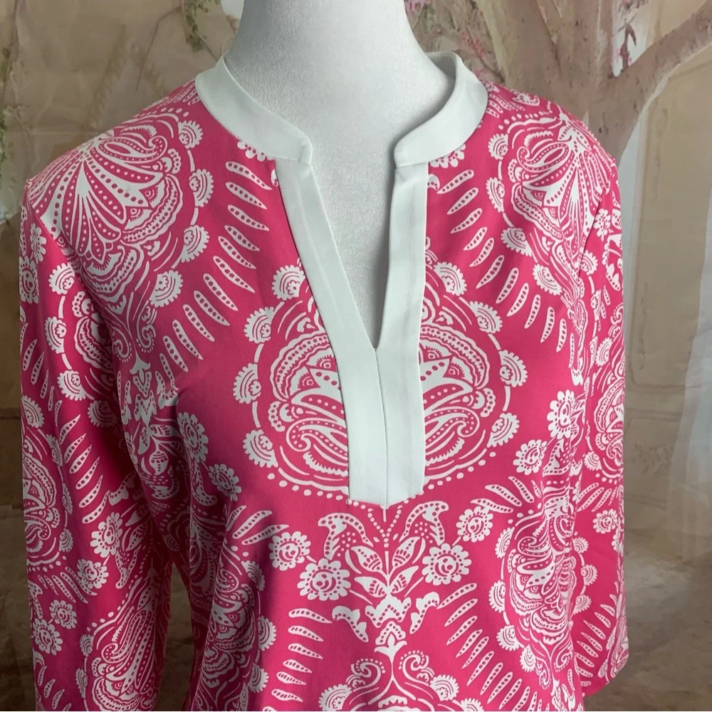 NEW Jmclaughlin boca tunic saraphine pink